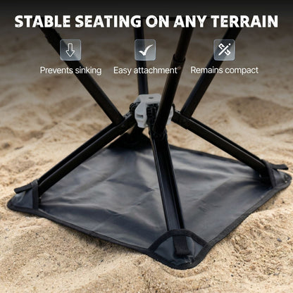 Ozzi Gear Chair Ground Sheet — Anti-Sink Sand & Mud Mat